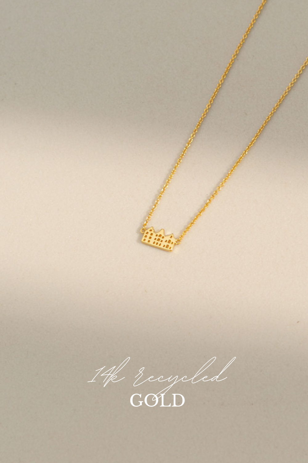 14k goud amsterdam ketting canal