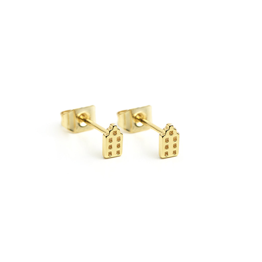 14K Responsible Gold The Jordaan studs 