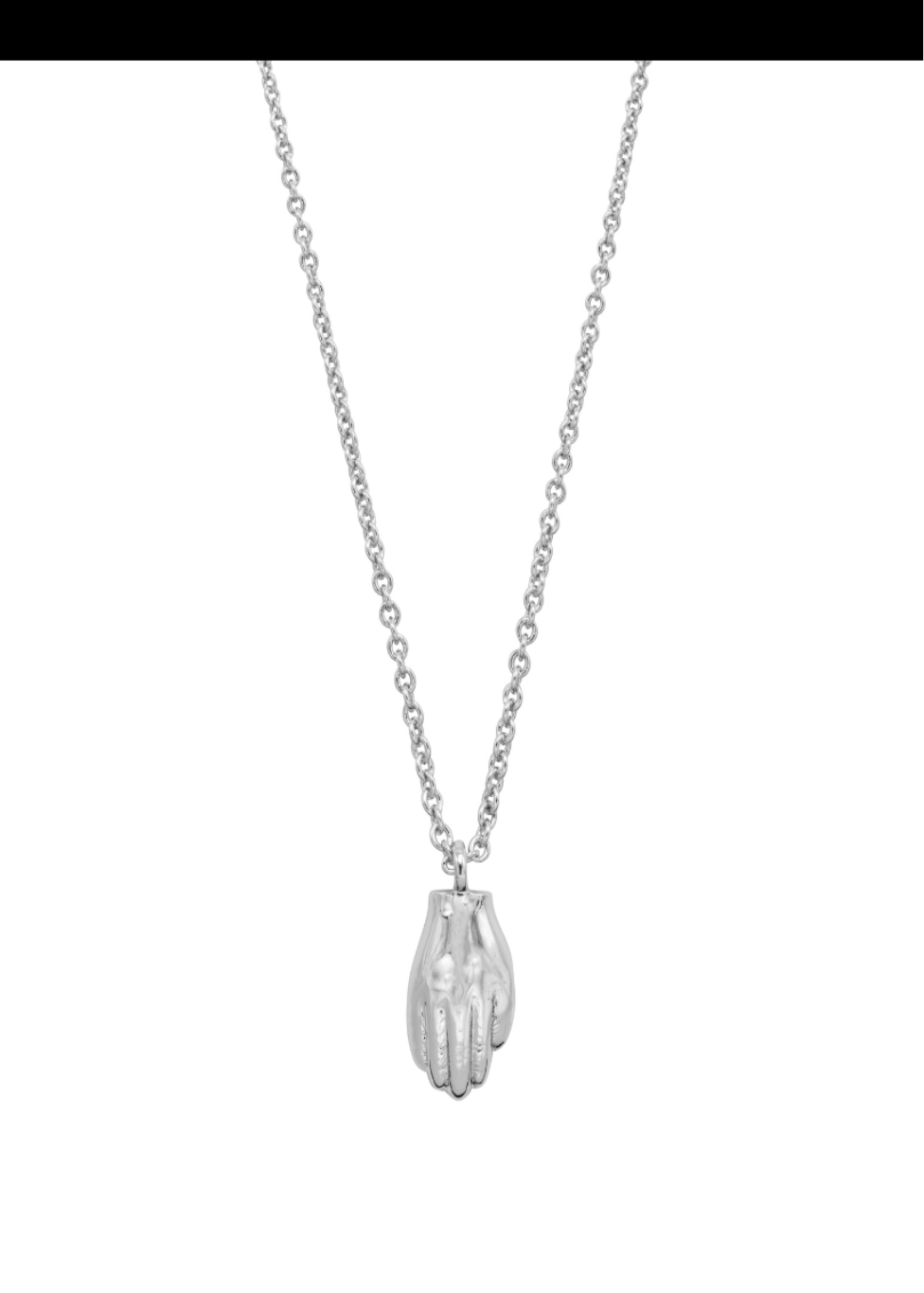 Antwerpse Handjes Ketting Zilver