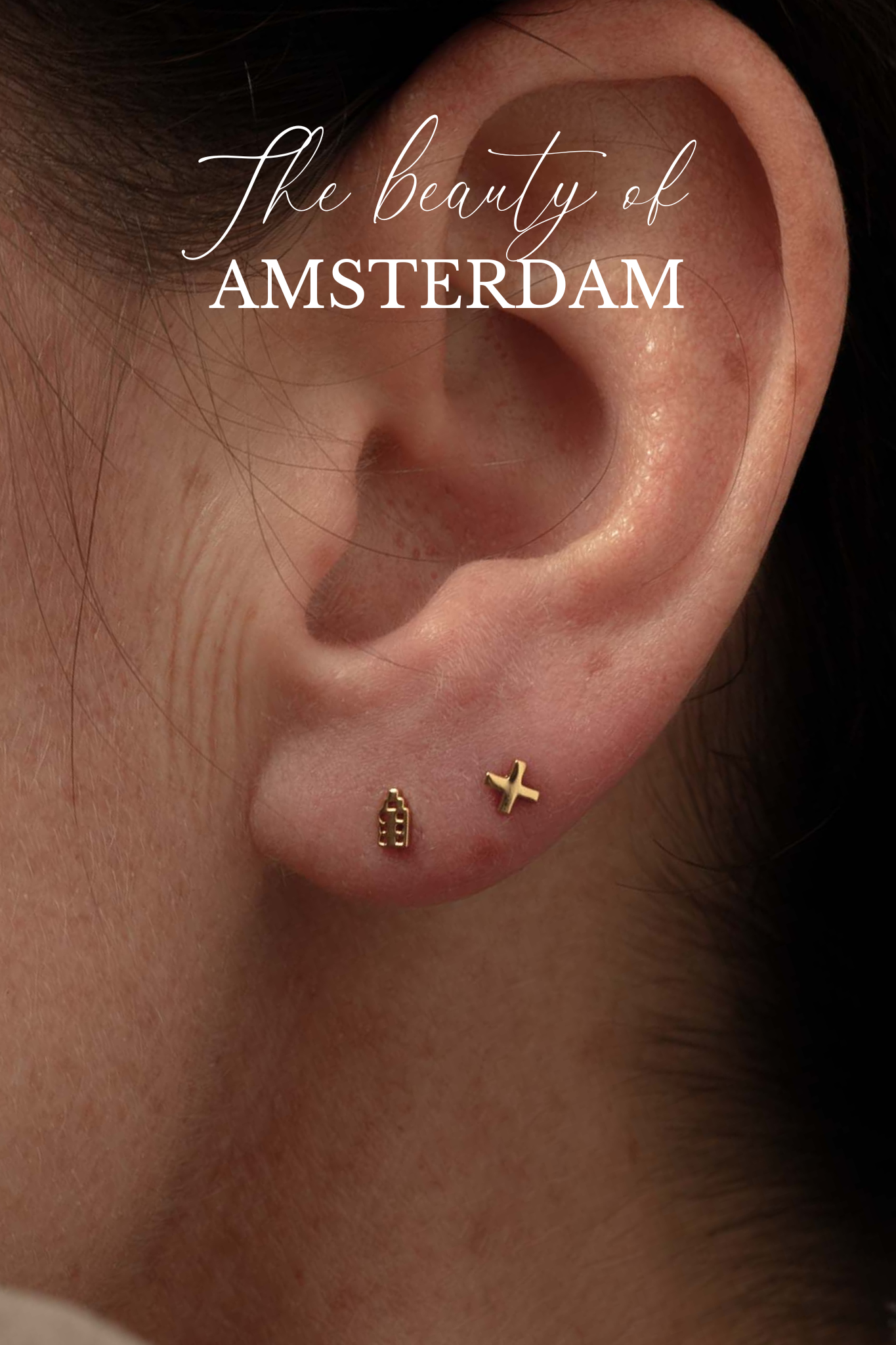 Amsterdam oorbellen goud