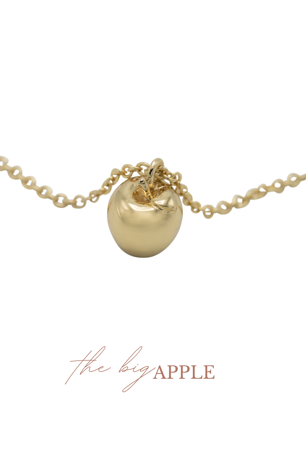Appel ketting verguld | Apple necklace gold plated