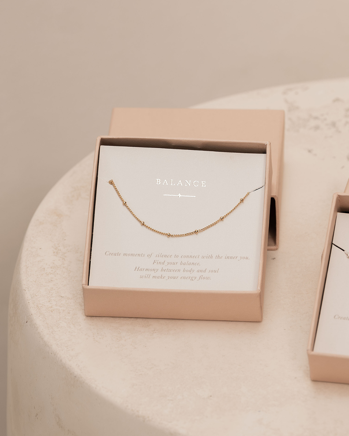 Balance ketting verguld