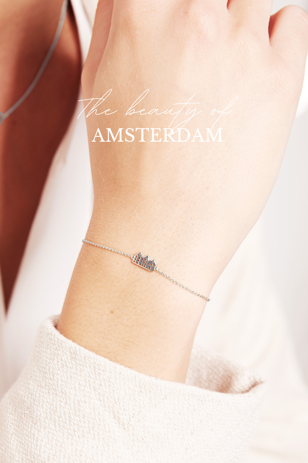 Canal armband zilver amsterdam