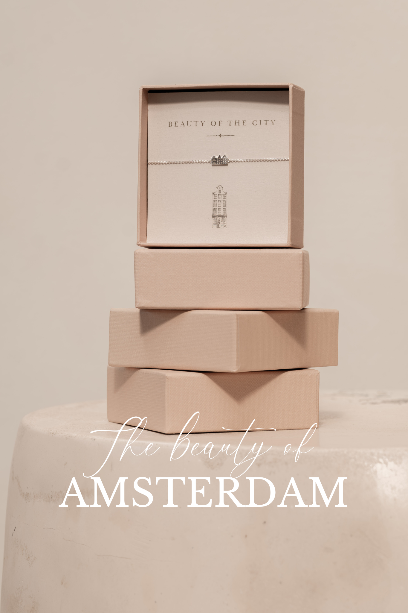 Canal armband zilver Amsterdam