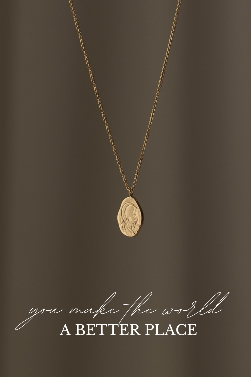 Cosmos ketting verguld 2