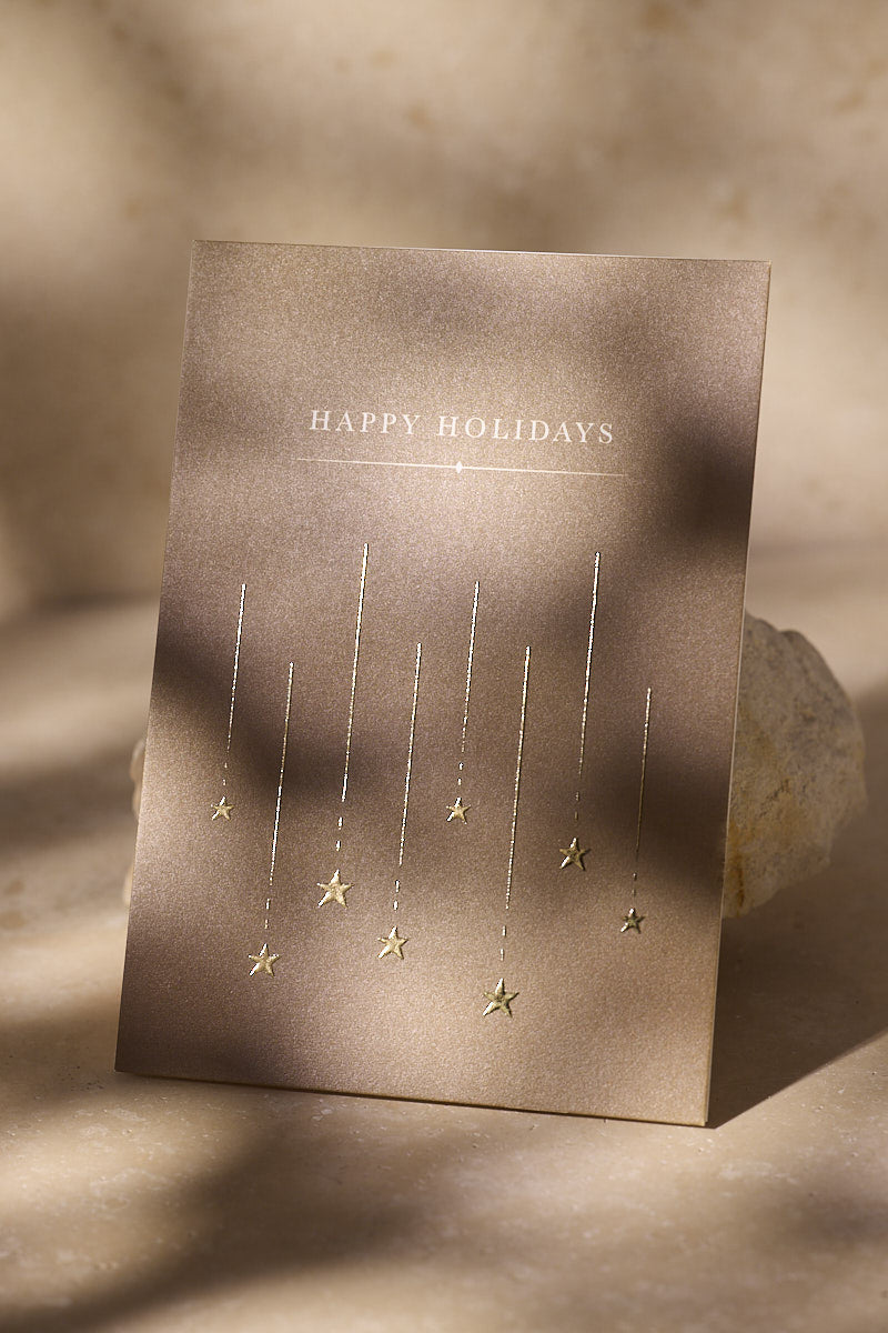 Happy holidays kaart