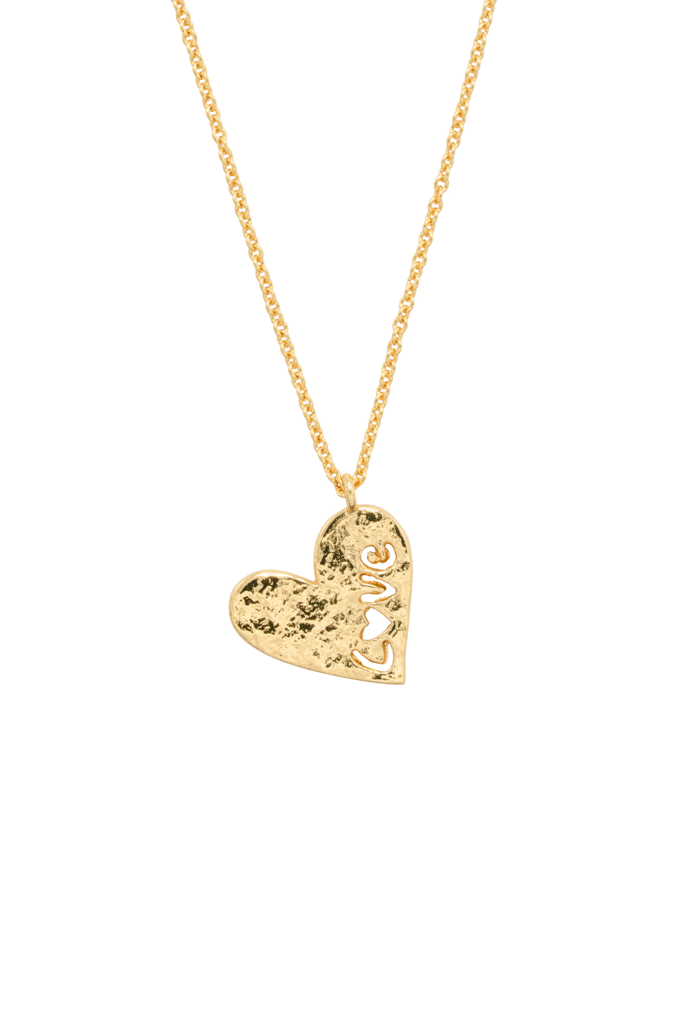 Hartjes ketting goud