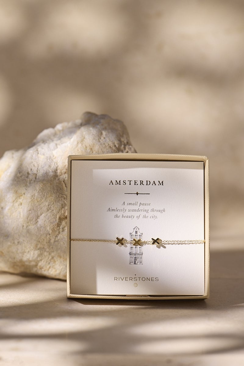 Metropolis armband verguld