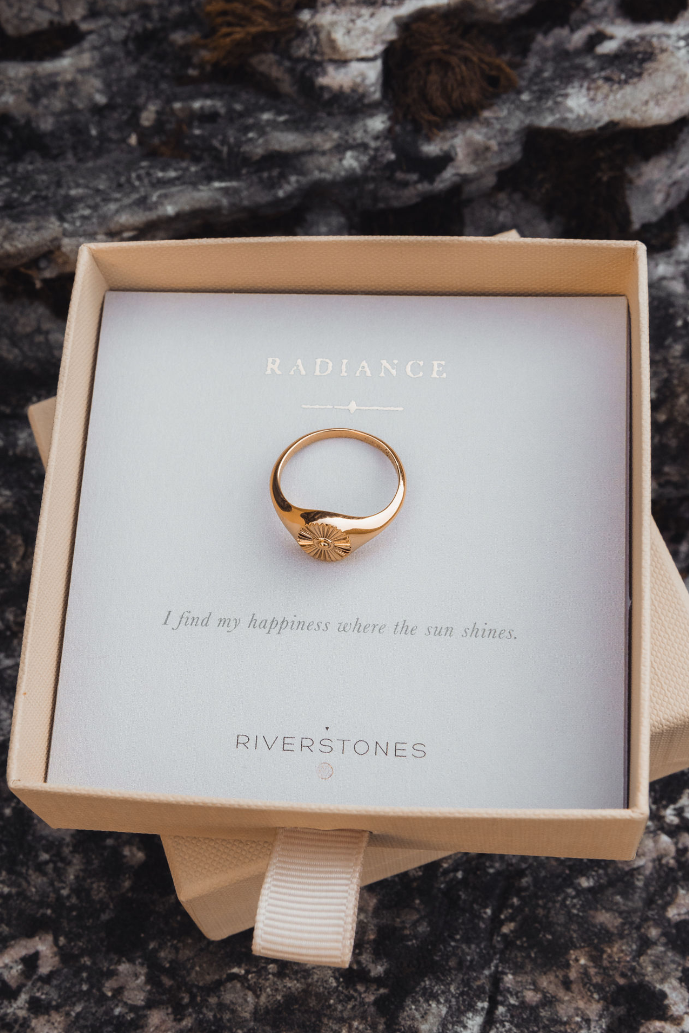 Radiance Ring Judith Noordzij x Riverstones - verpakking