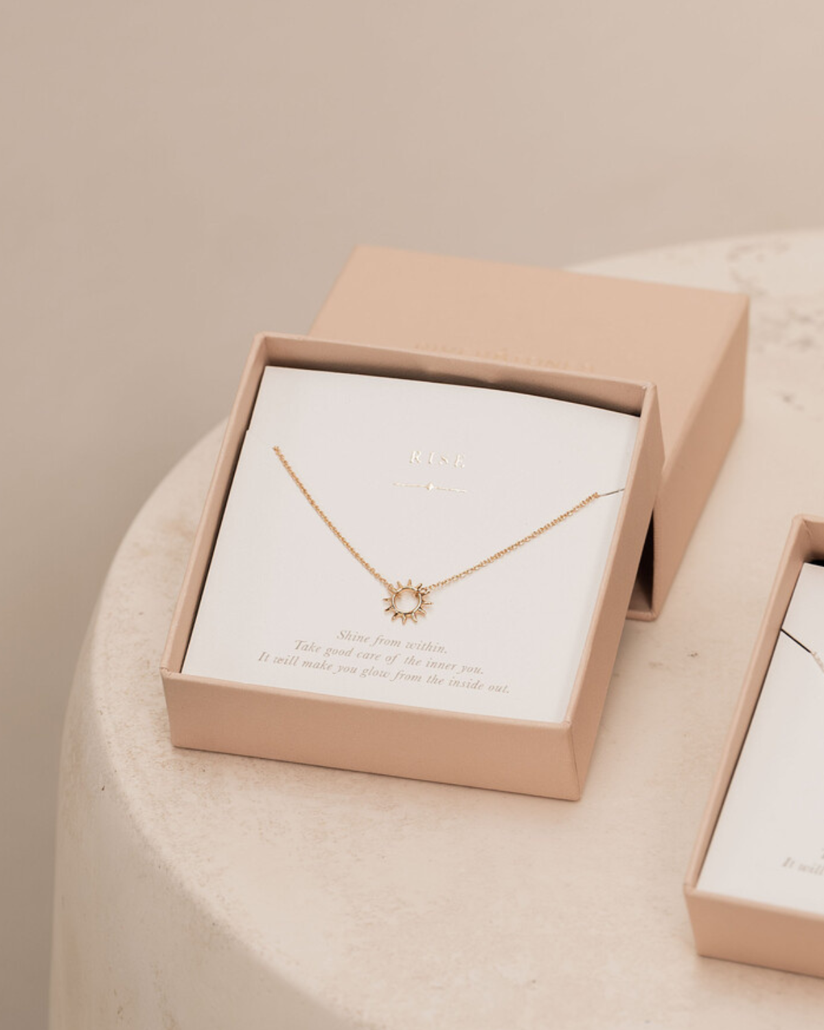 Rise ketting verguld