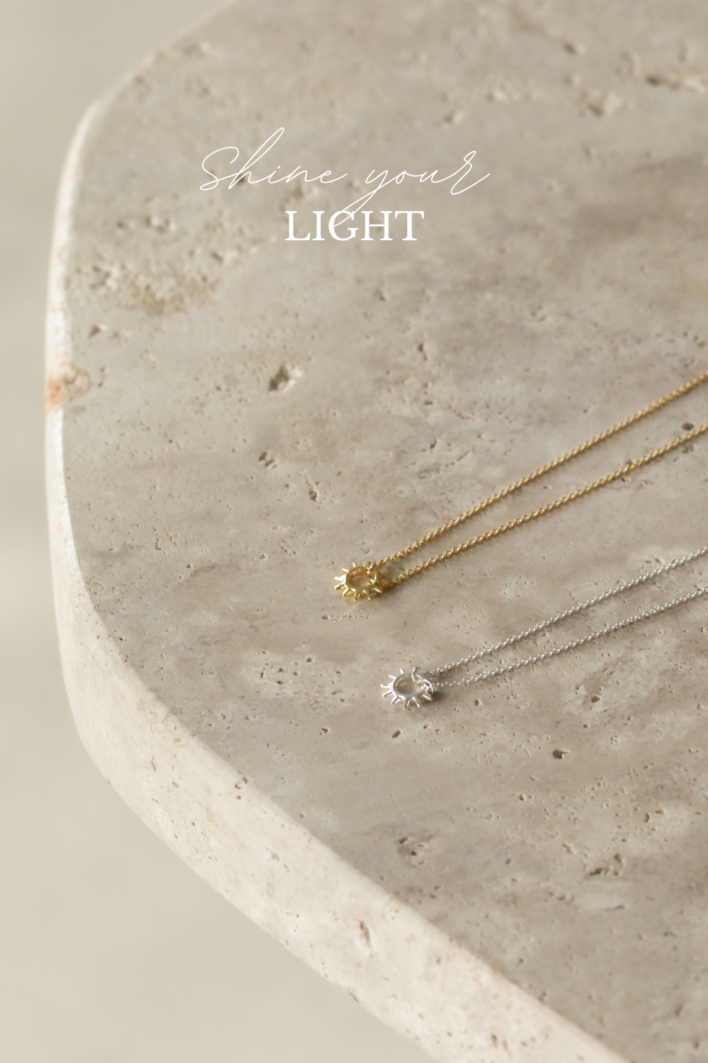 Rise ketting zilver zonnetje
