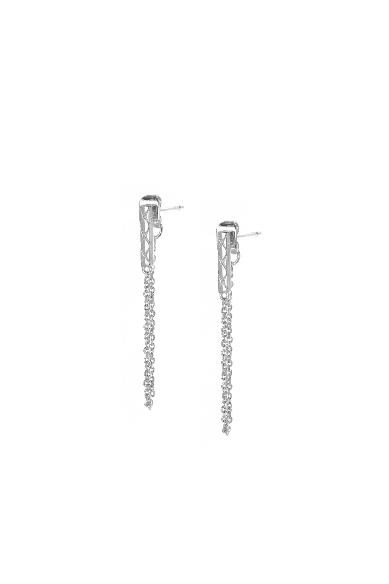 Riverstones oorbel chain