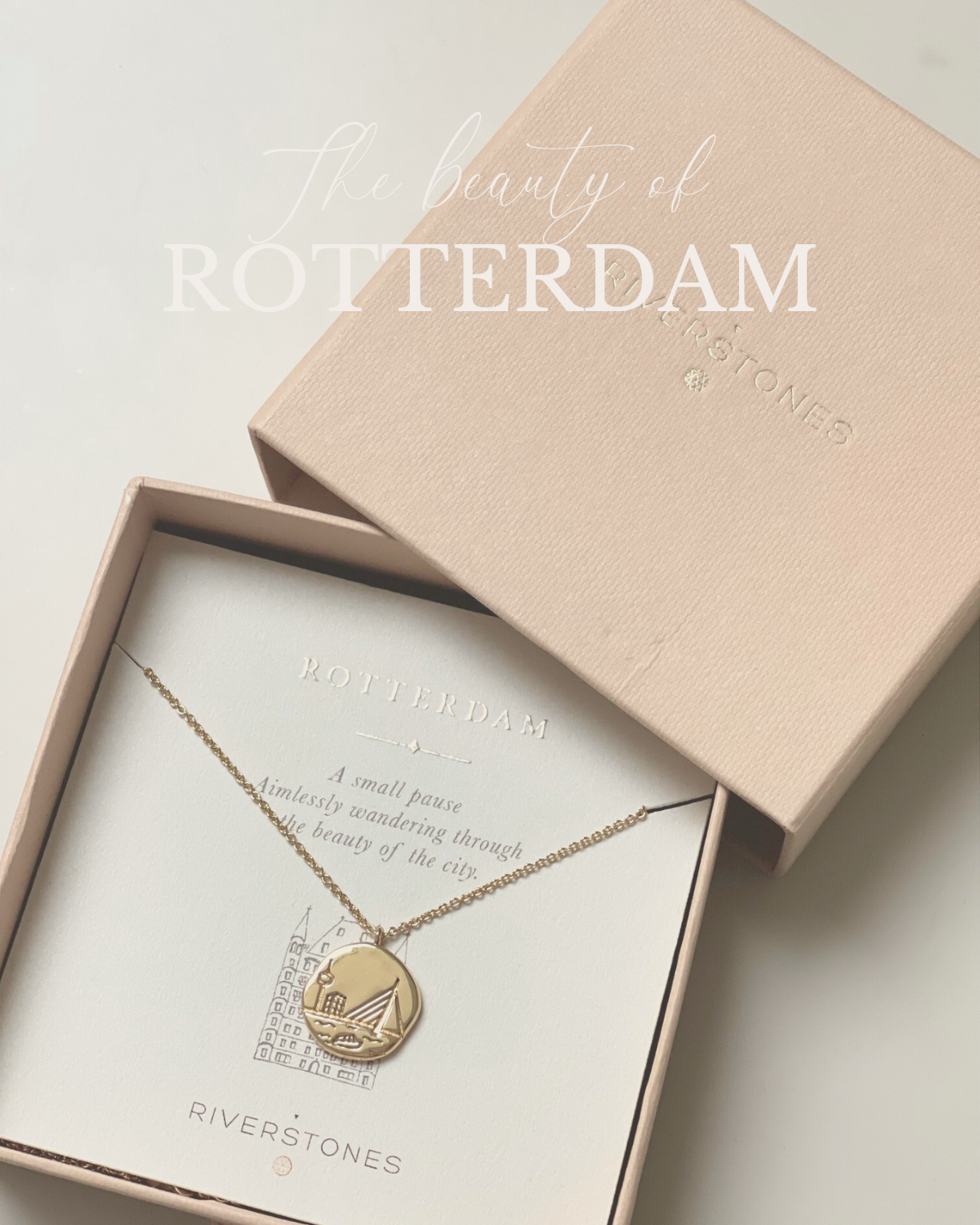 Rotterdam skyline necklace