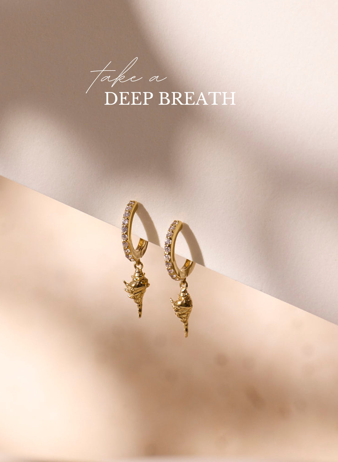 Shell Hoops Verguld