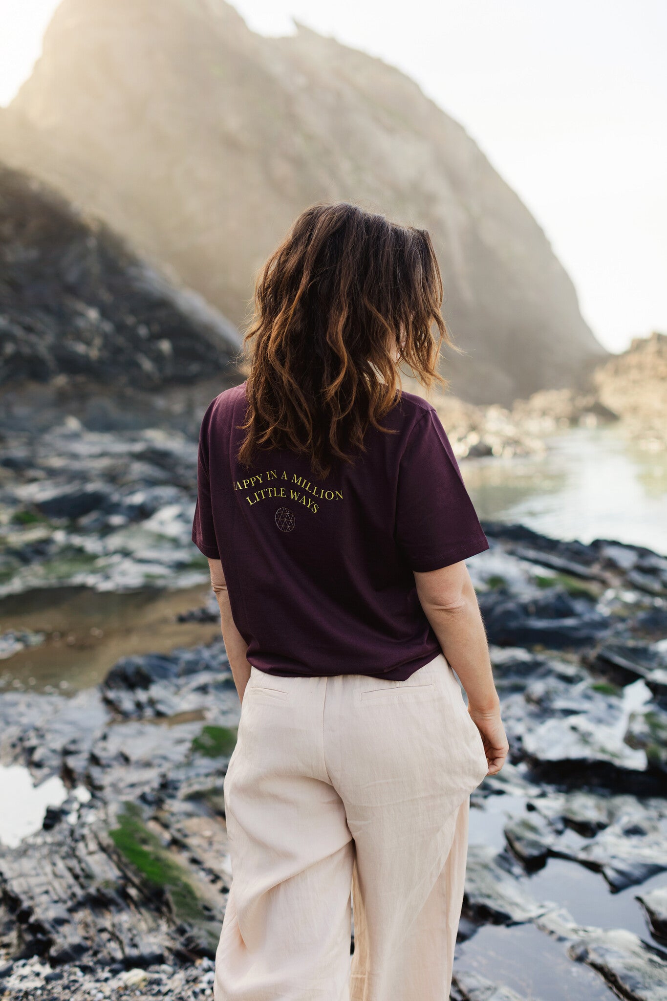 T-shirt Riverstones Burgundy
