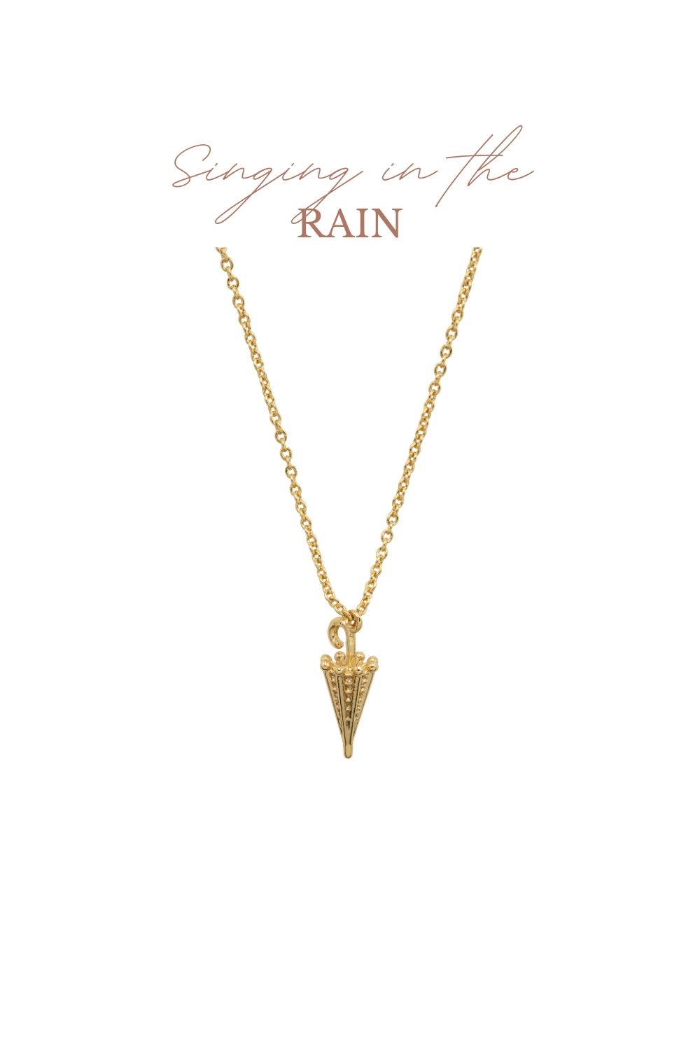 Umbrella london necklace