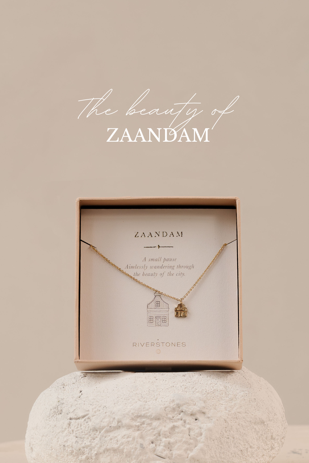 Zaanshuisje ketting souvenir
