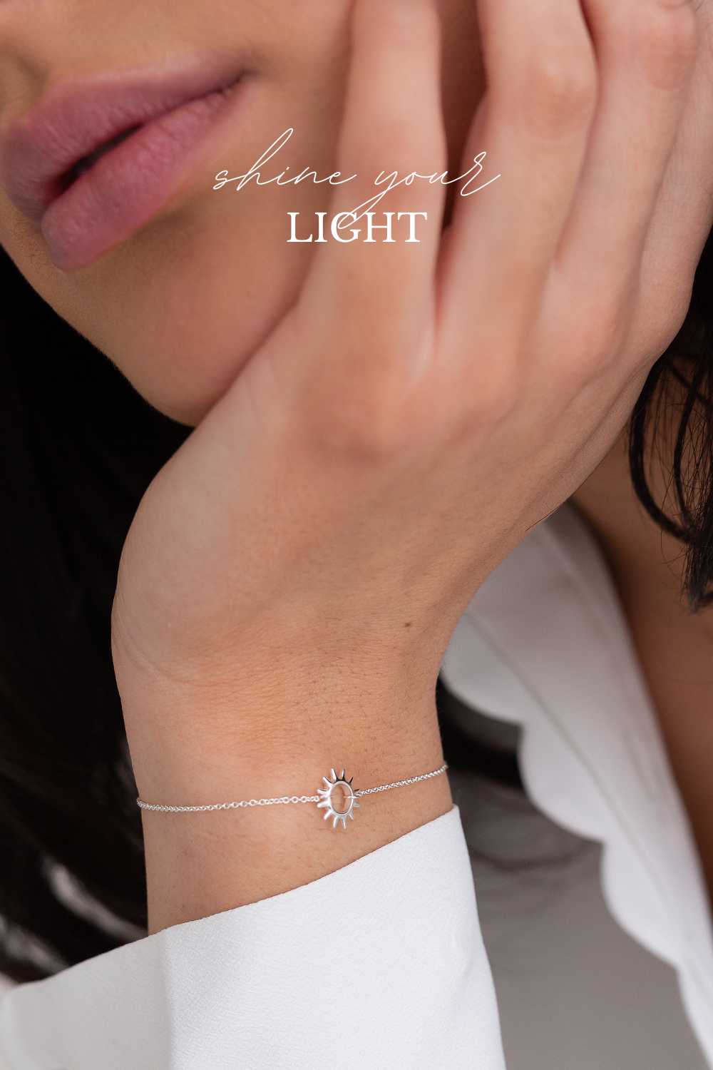 Zon armband zilver - Rise armband zilver